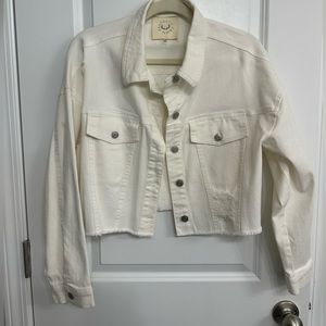 cropped denim jacket